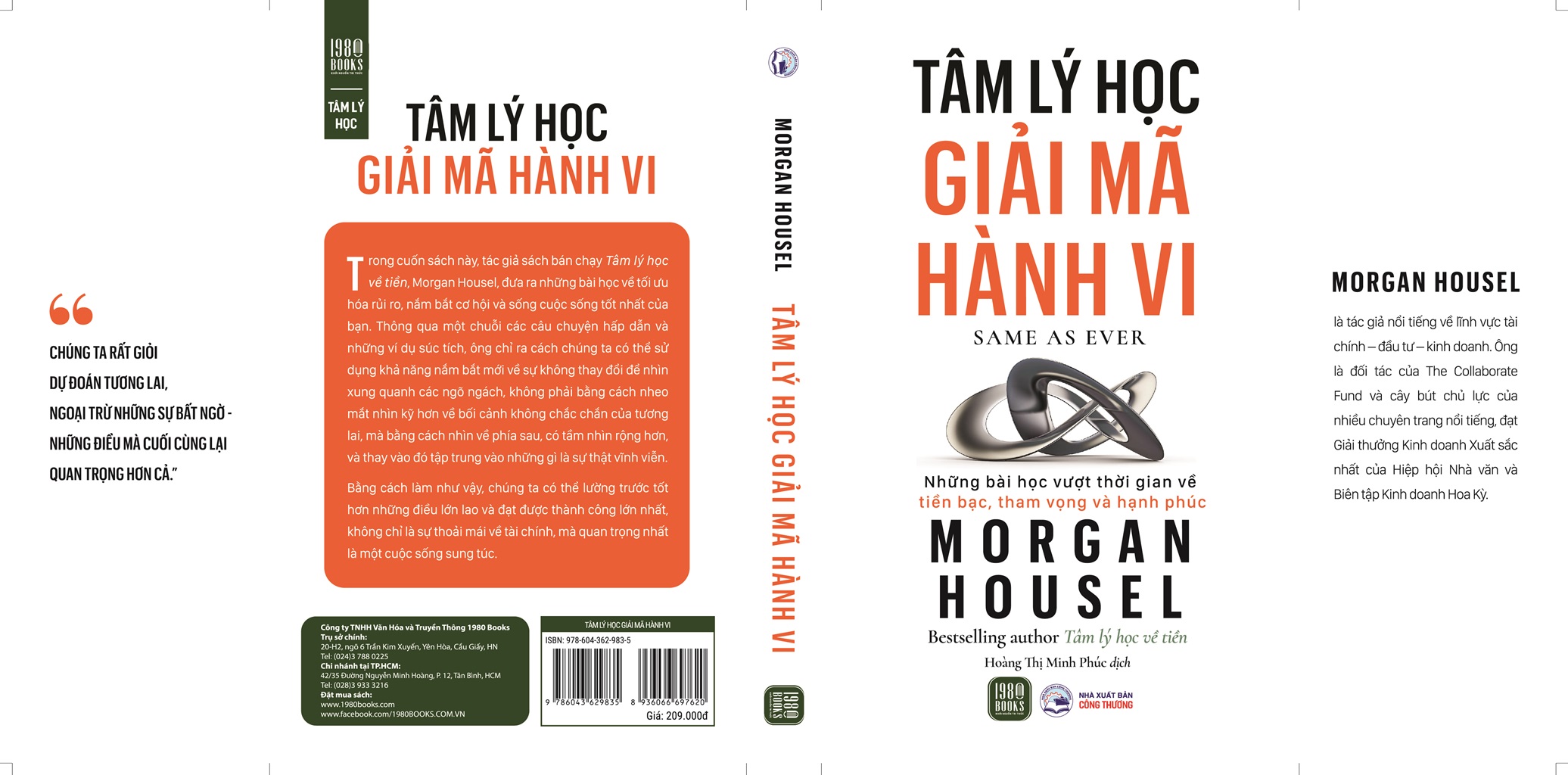 Sách - Tâm Lý Học Giải Mã Hành Vi - Morgan Housel