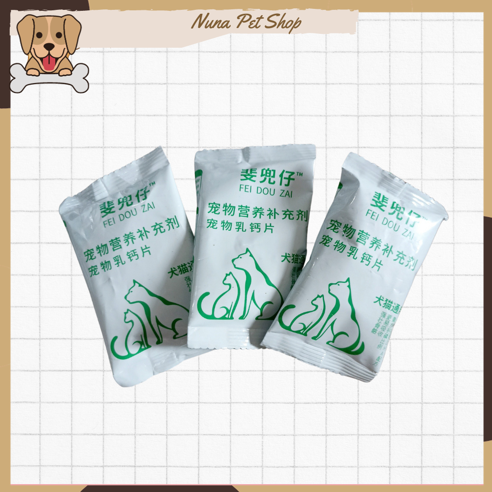 Viên canxi cho chó mèo bổ sung dinh dưỡng vitamin giúp chắc khỏe xương mượt lông