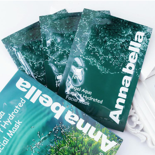 Hộp 10 miếng mặt nạ tảo biển Annabella Facial Mask cấp nước Thái Lan 10x25ml