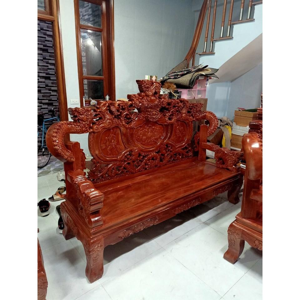 Bàn ghế gỗ lim đầu rồng