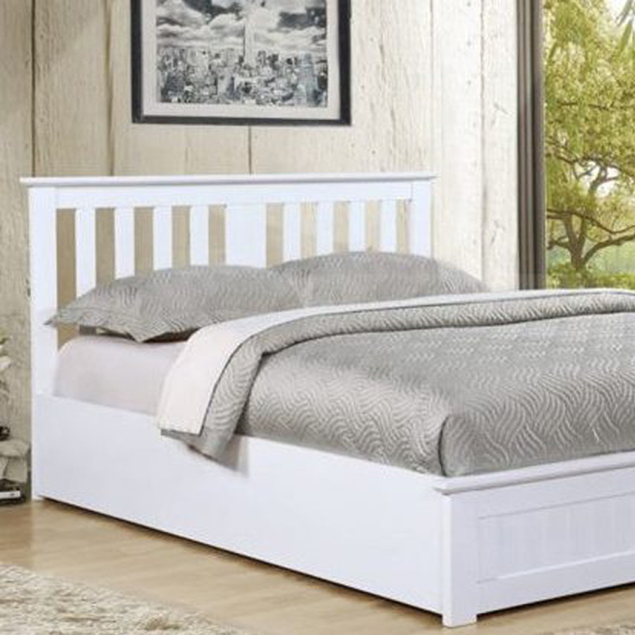 Giường ngủ Châu Âu cao cấp thông minh alala.vn, 1m6x2m màu trắng