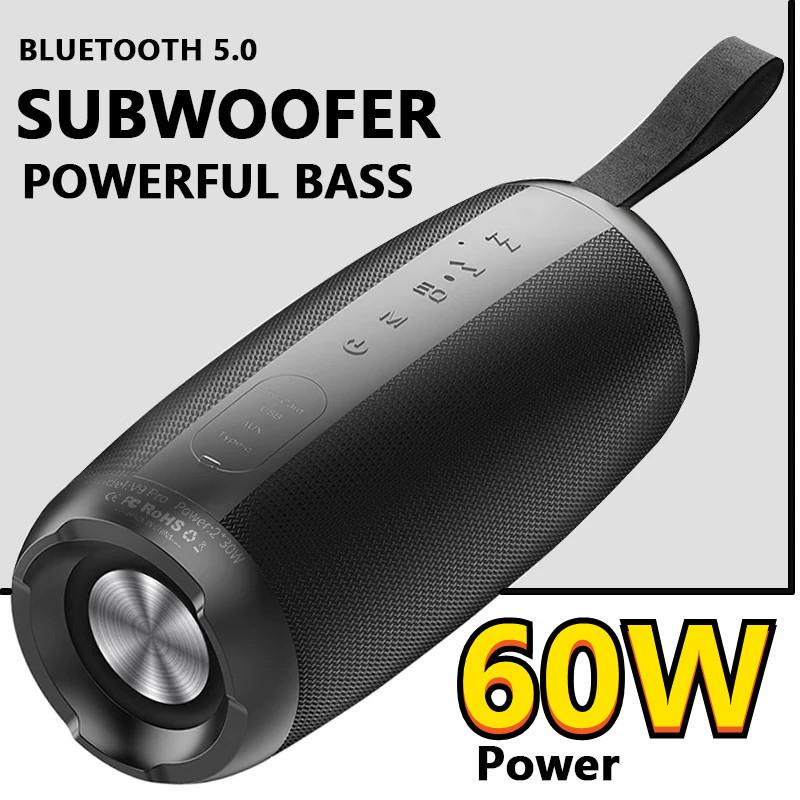 60W CAIXA DE SOM Cột Di động Bluetooth Loa TWS Loa Boom không dây Color: Other