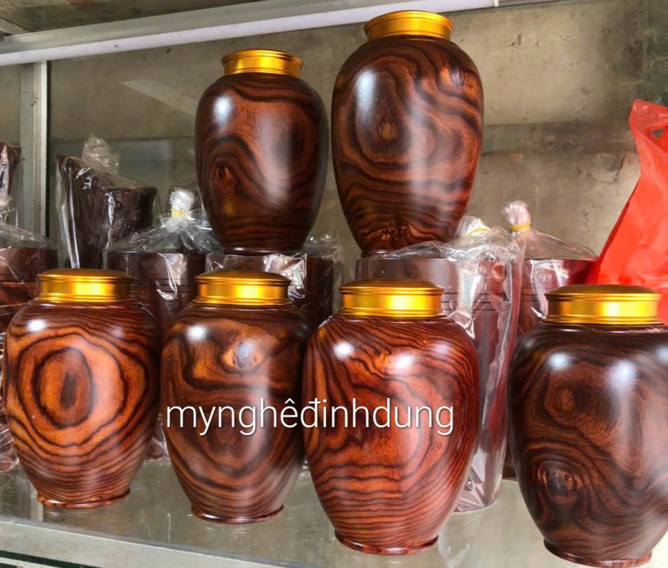 Hộp đựng trà (chè) bằng gỗ trắc cao 20×11cm