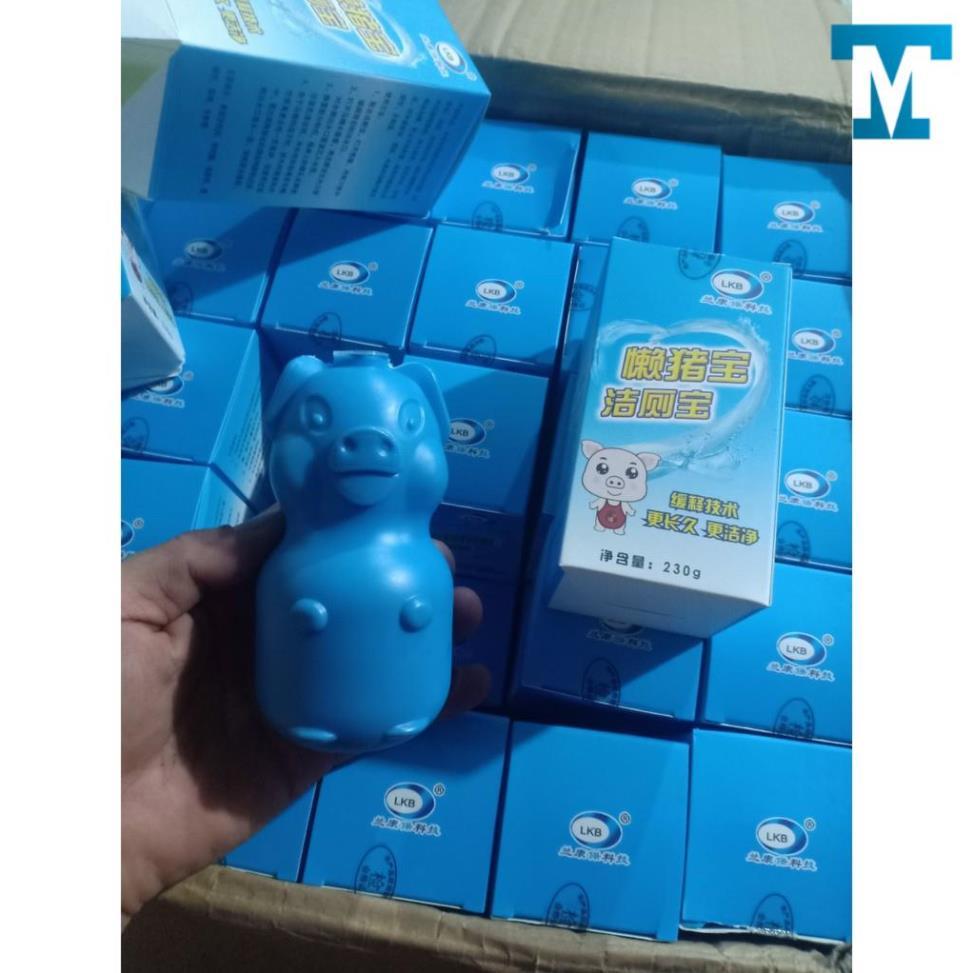 Thả bồn cầu hình heo