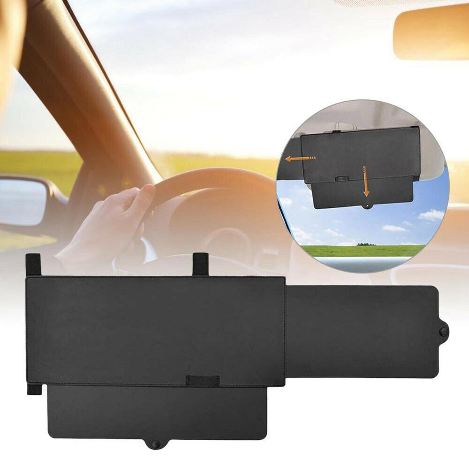 Retractable Sun Visor , Anti Glare window Sun Protection Visor Cars Accessories Multifunction for Trucks Driving