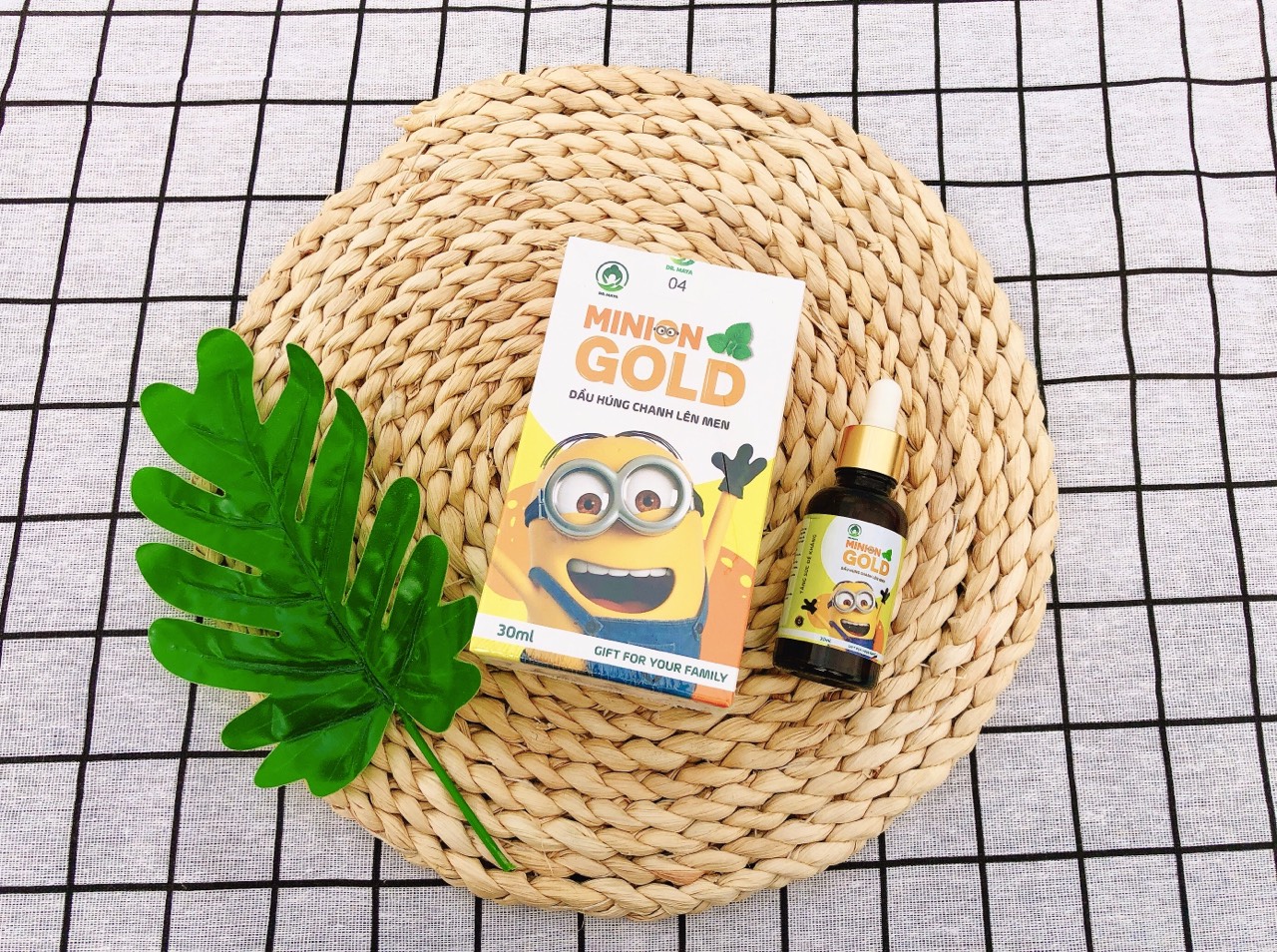 Dầu húng chanh lên men Minion gold 30ml