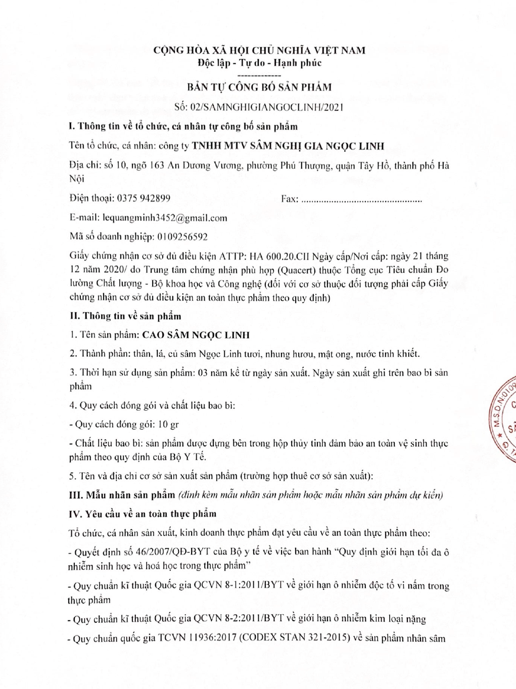 CAO SÂM NGỌC LINH - QUỐC BẢO VIỆT NAM | SÂM NGHỊ GIA NGỌC LINH