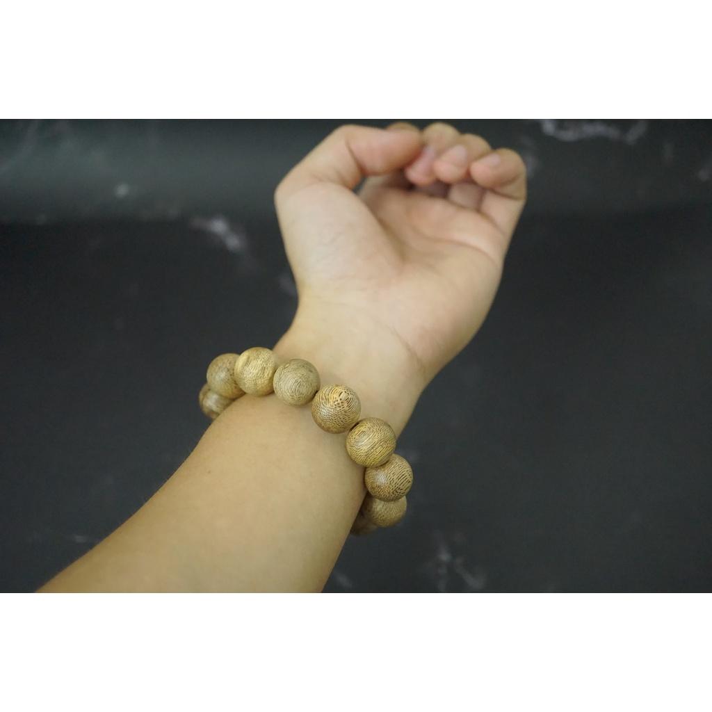 Vòng Trầm đeo tay cơ lớn - Trầm Tốc tự nhiên thơm - 16ly