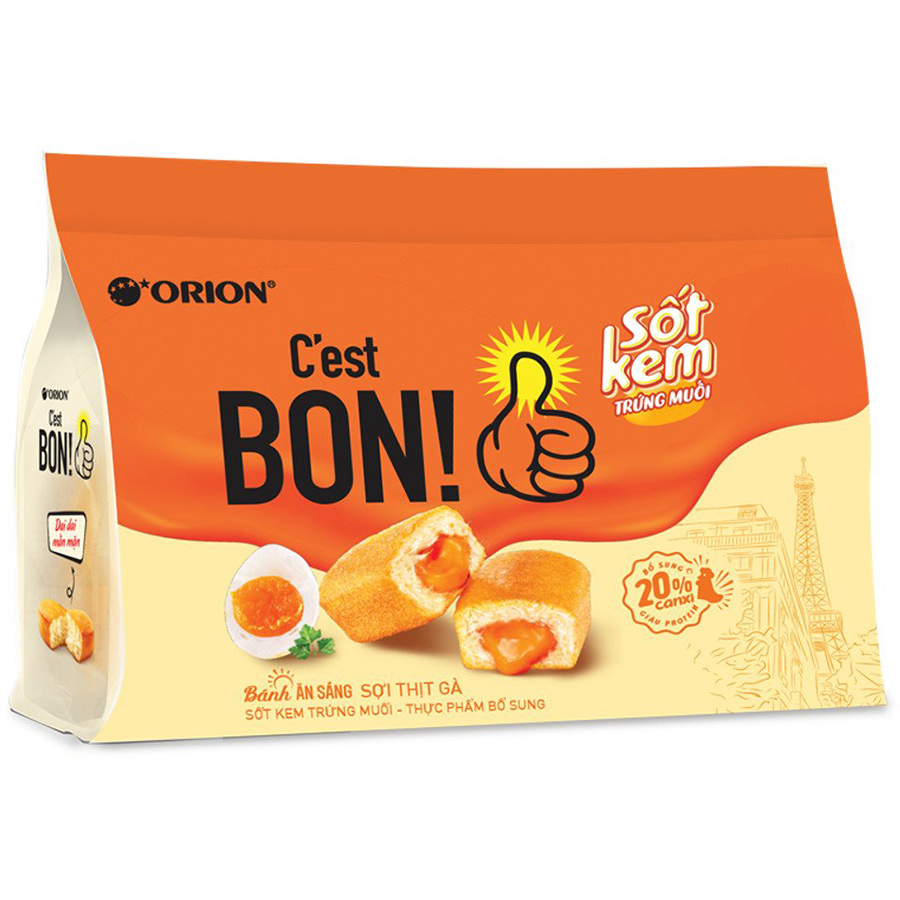 Hình ảnh Bánh ăn sáng C'est Bon Sốt Kem Trứng Lava 8P