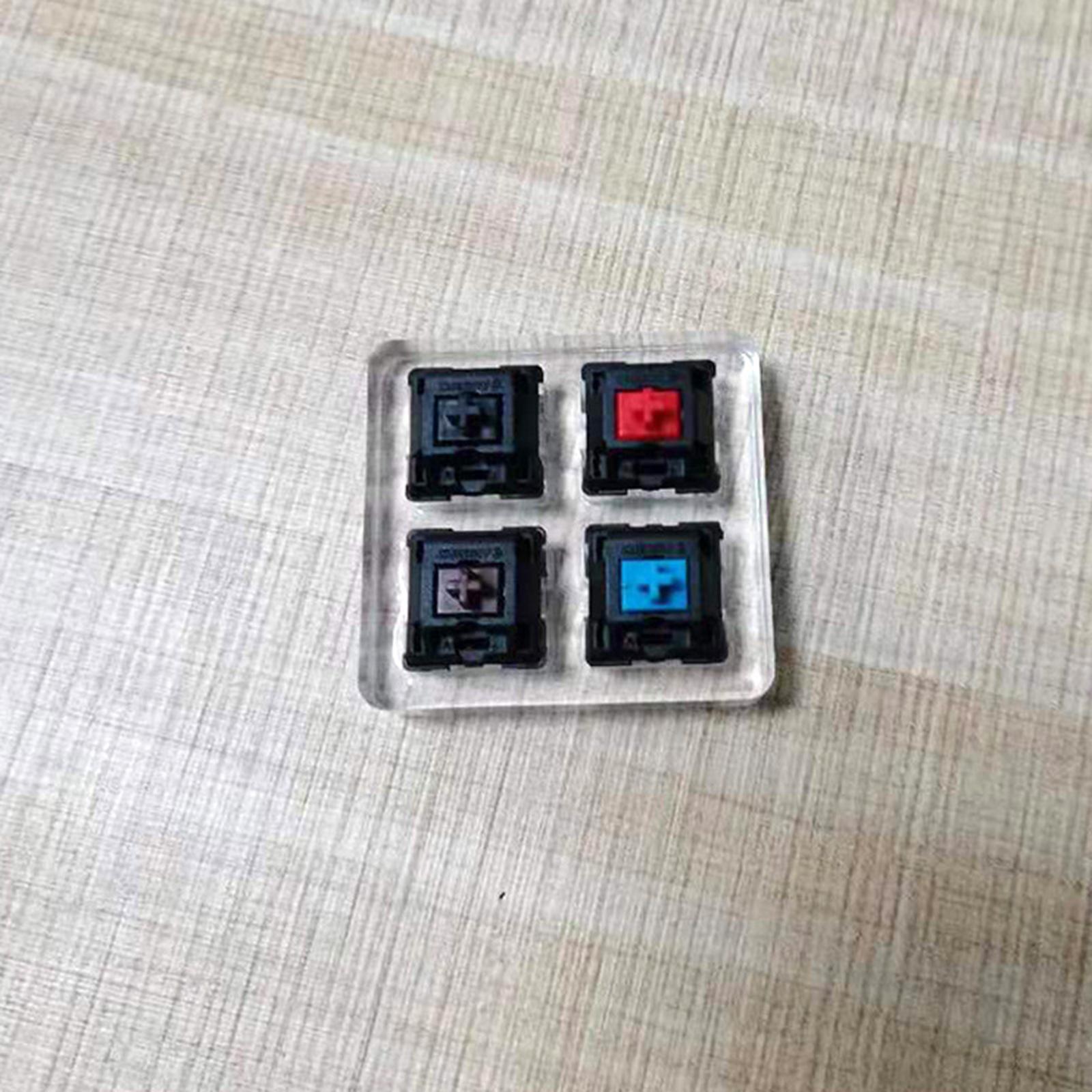 14 Keys Translucent Mechanical Keyboard Switch Tester w/Acrylic Base