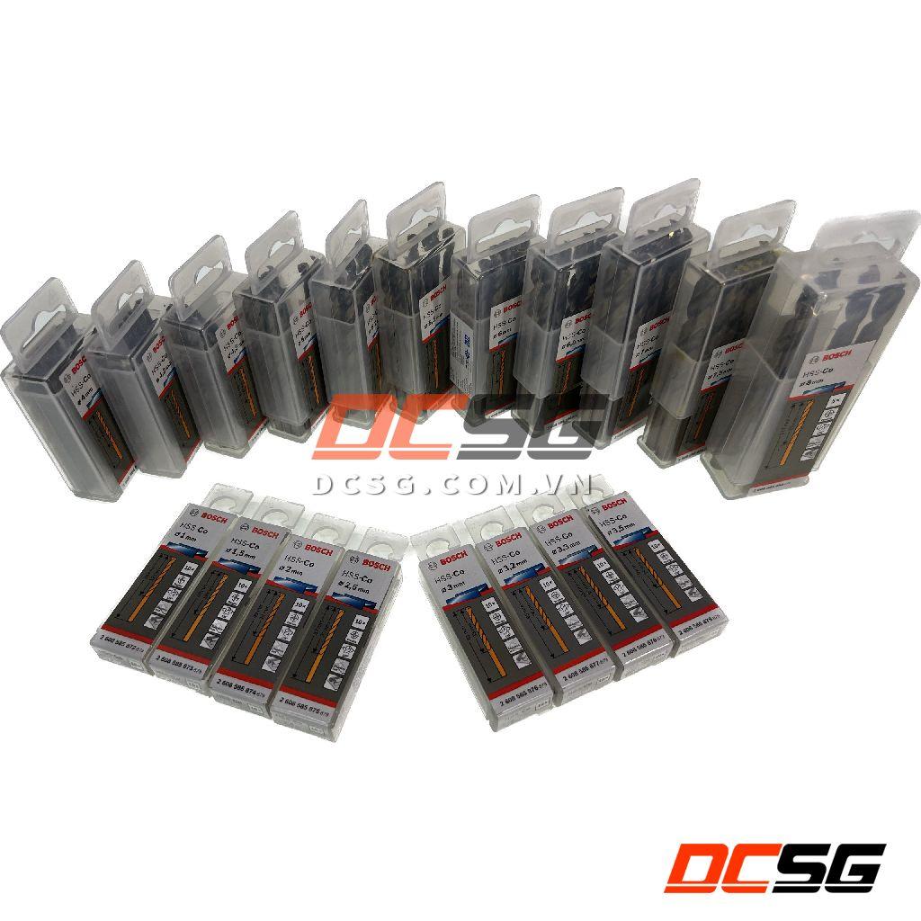 Mũi khoan thép, Inox HSS-Co 1.0-6.0mm Bosch \ DCSG