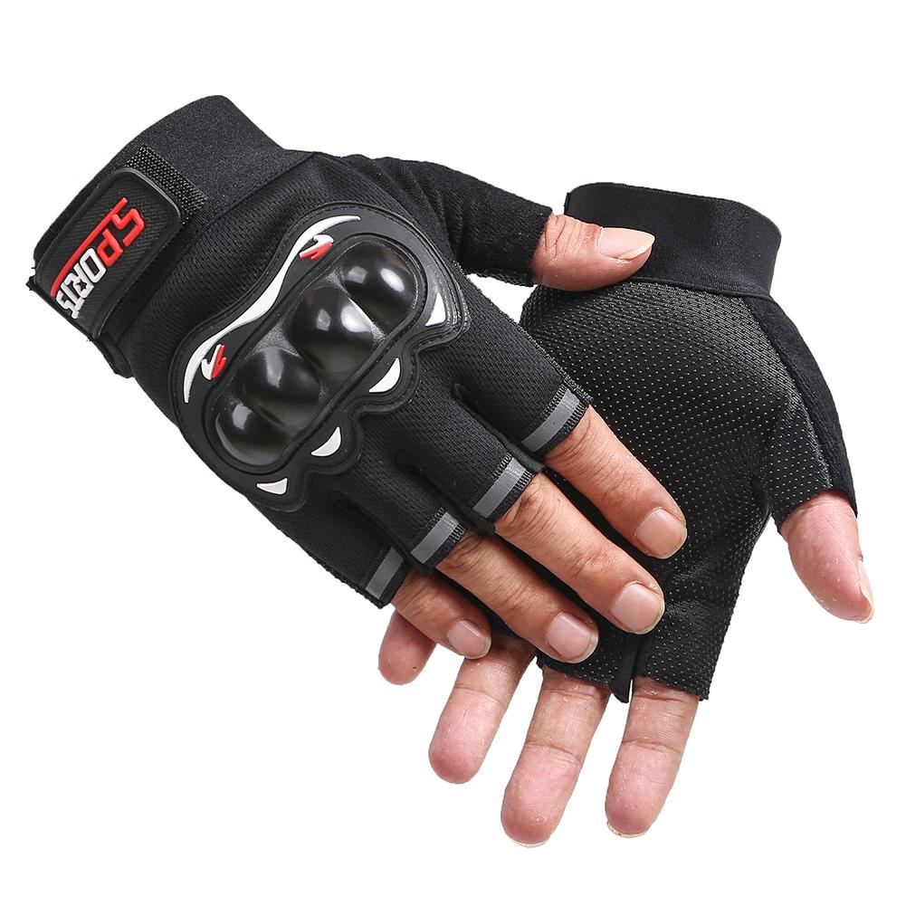 Găng tay bảo vệ xe đạp xe đạp MTB chống trượt xe đạp chống kem chống nắng Găng tay xe đạp Bike Bike Găng tay Color: White Size: L
