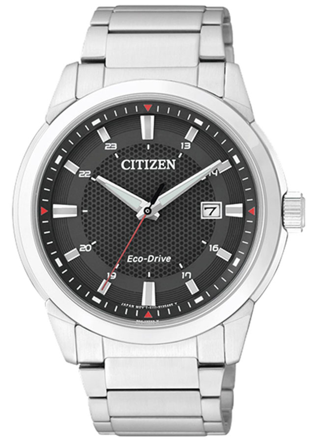 Đồng Hồ Nam Citizen Dây Thép Không Gỉ BM7141-51E - Mặt Đen (Sapphire)