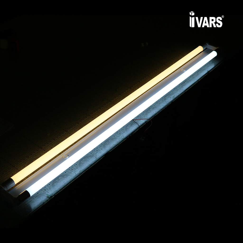 Đèn LED Tuýp Bóng Thuỷ Tinh 1m2 Thương Hiệu IVARS - Công Suất 20W/28W - Hàng chính hãng