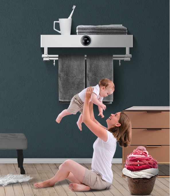 Giá Treo Khăn Thông Minh LCD HL-HiEnd Towel Diệt Khuẩn UV