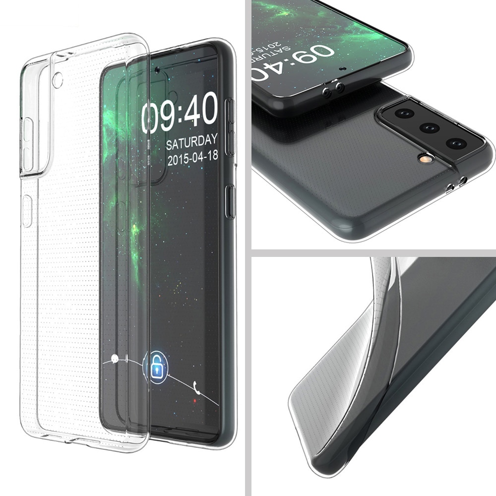 Ốp lưng chống sốc trong suốt siêu mỏng cho Samsung Galaxy S21 Plus hiệu Likgus Crashproof giúp chống chịu mọi va đập - hàng nhập khẩu