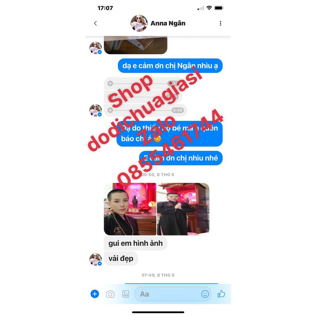 ĐỒ LAM ĐI CHÙA - mẫu xéo nơ trơn kate Z1