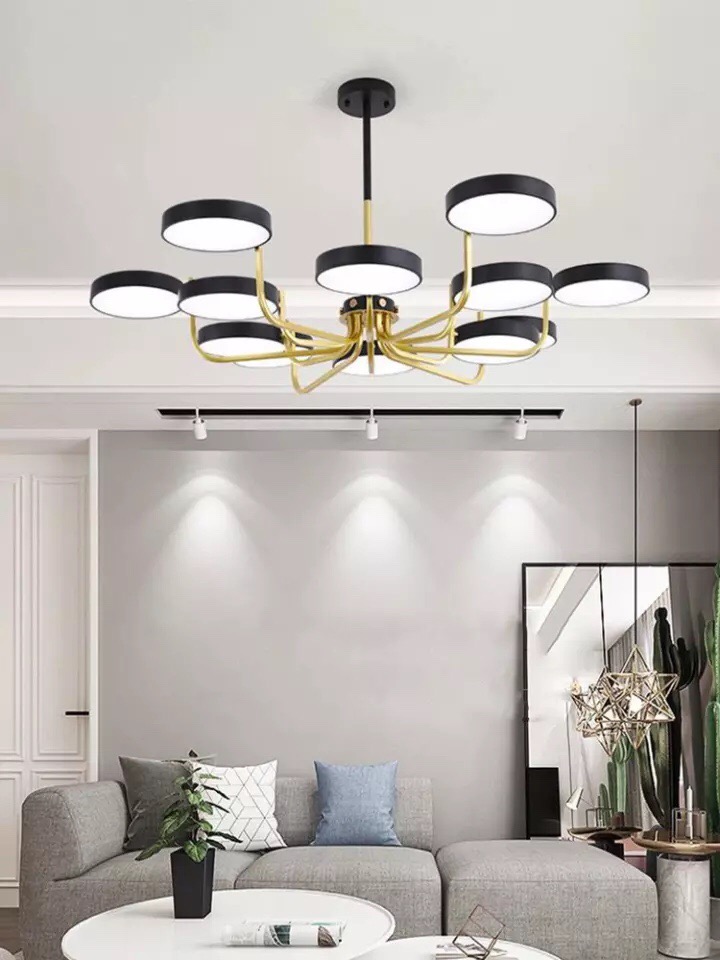 Đèn chùm trang trí bộ 12 bóng led cao cấp kiểu dáng độc đáo TH-8027-21