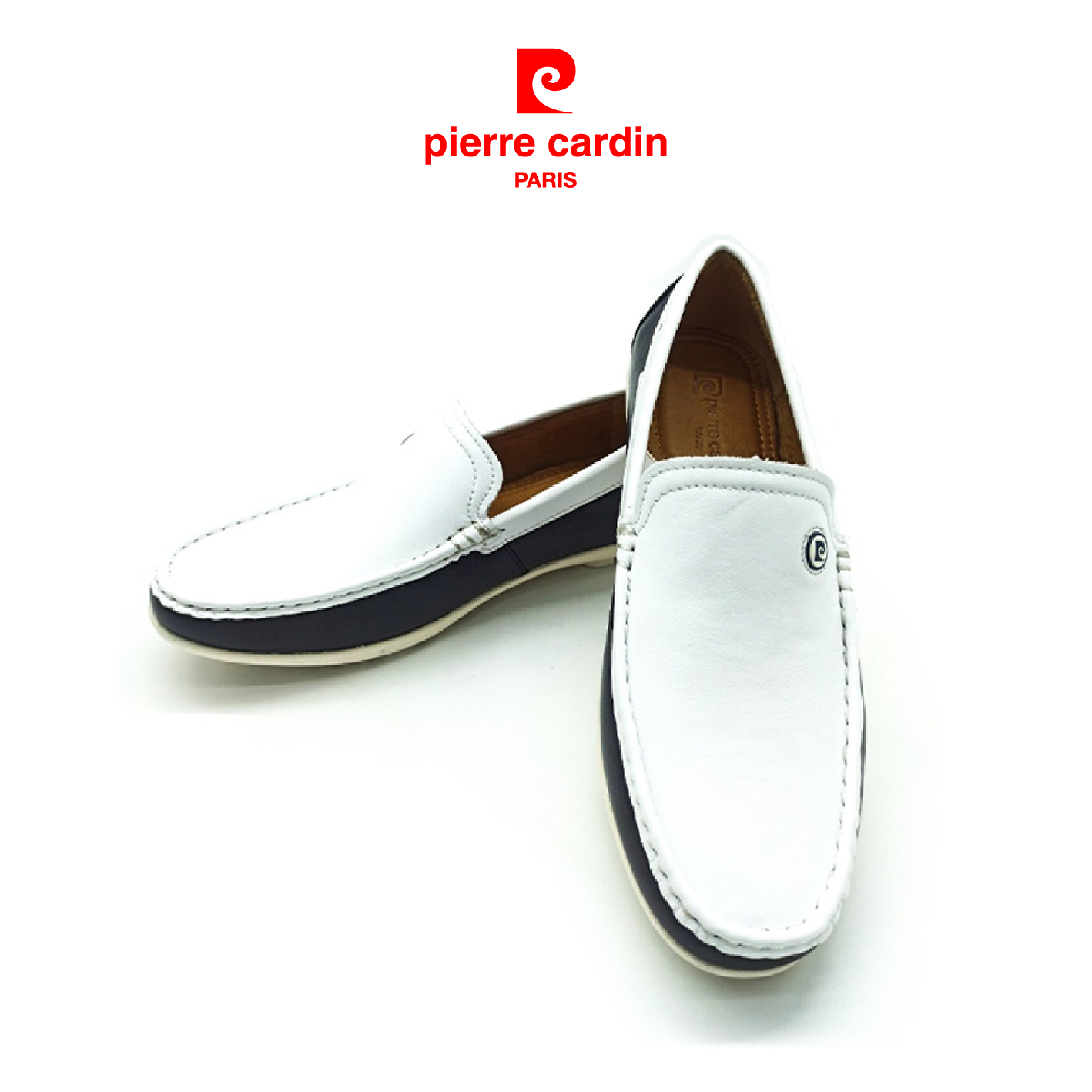 Giày lười nam Pierre Cardin da bò PCMFWL729BRW