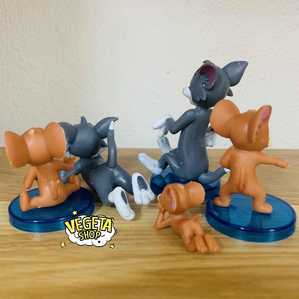 Mô Hình Tom và Jerry - Nhân Vật Hoạt Hình Tom and Jerry - Mèo Tom Chuột Jerry Chó Spike - Cao 2~8cm