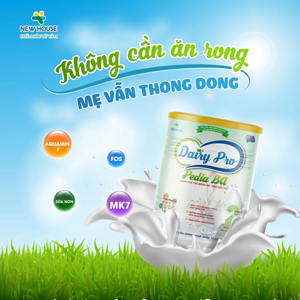 Sữa dinh dưỡng Dairy Pro Pedia Ba 400-900g - Dành cho trẻ biếng ăn,kém hấp thụ - Childs_day