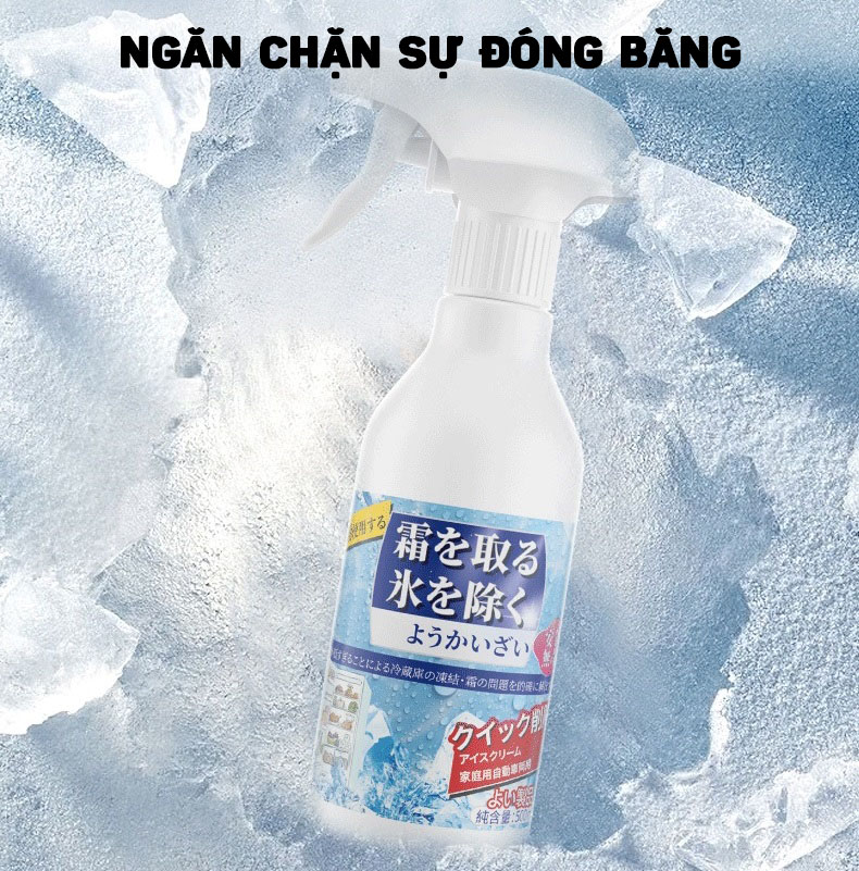 Dung Dịch Làm Tan Băng Tuyết Và Rã Đông Tủ Lạnh 500ML