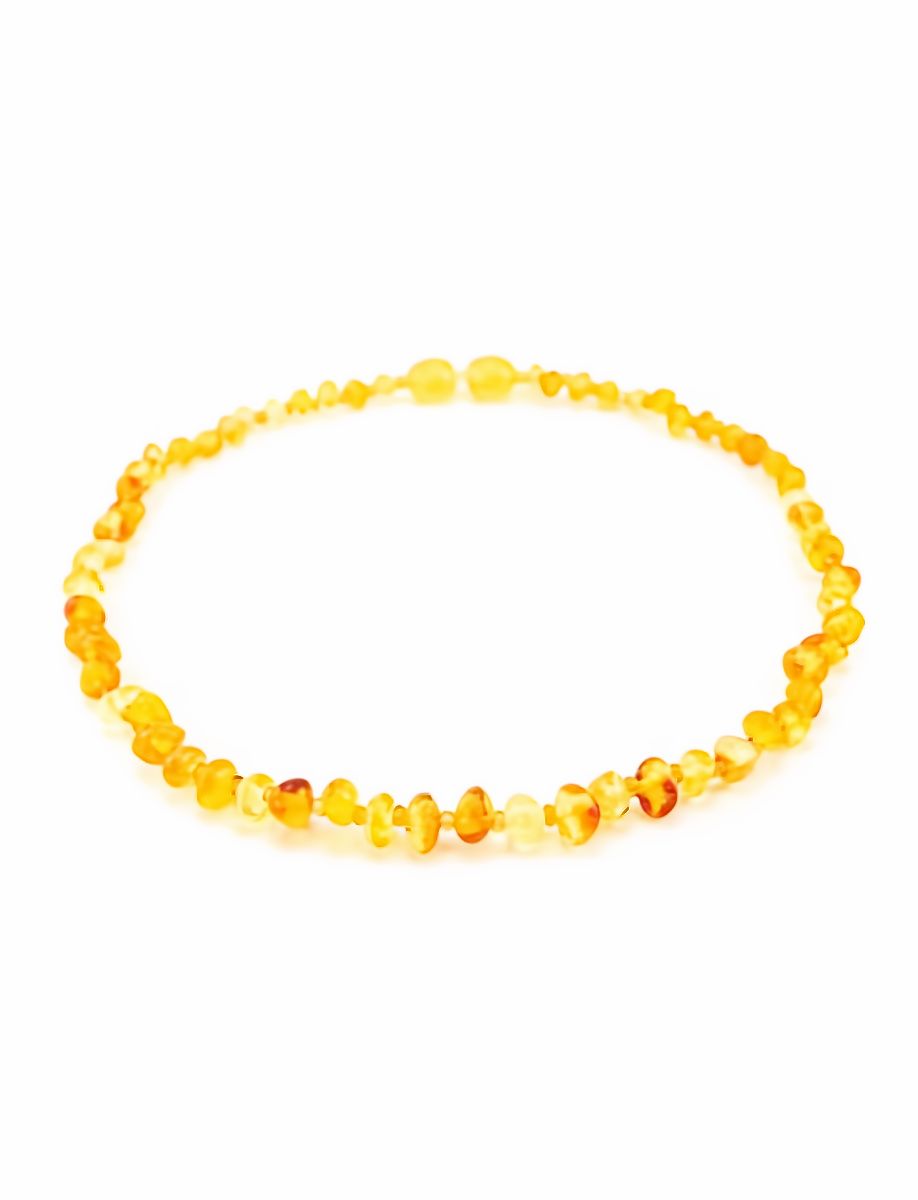 Vòng Cổ Hổ Phách Baltic Thô Cho Bé - MOON Jewelry