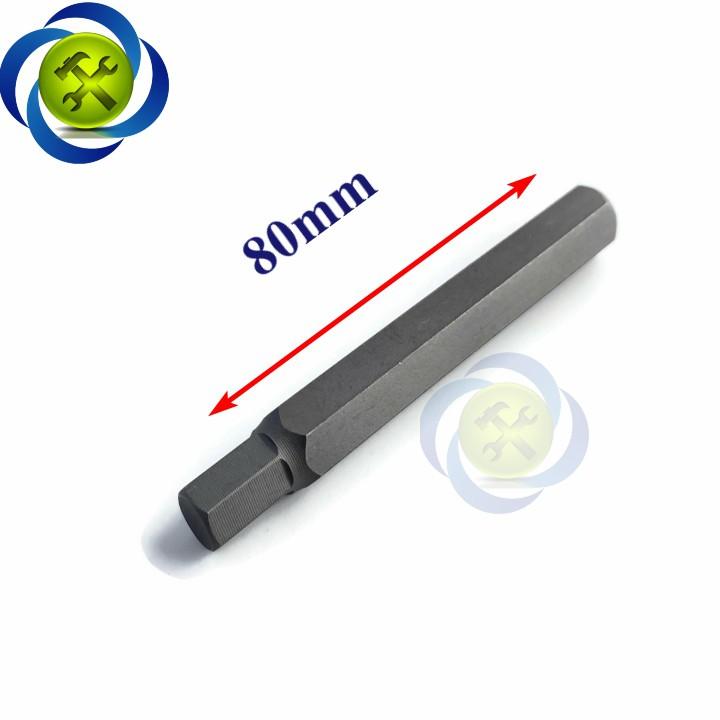 Mũi vít  đóng lục giác 8mm Kingtony 168008H  màu xám đen