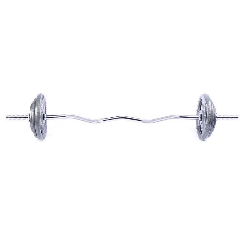 Đòn tạ chữ z 1m5 xi mạ Inox - Đòn tạ cong Ez đặc 1.5m