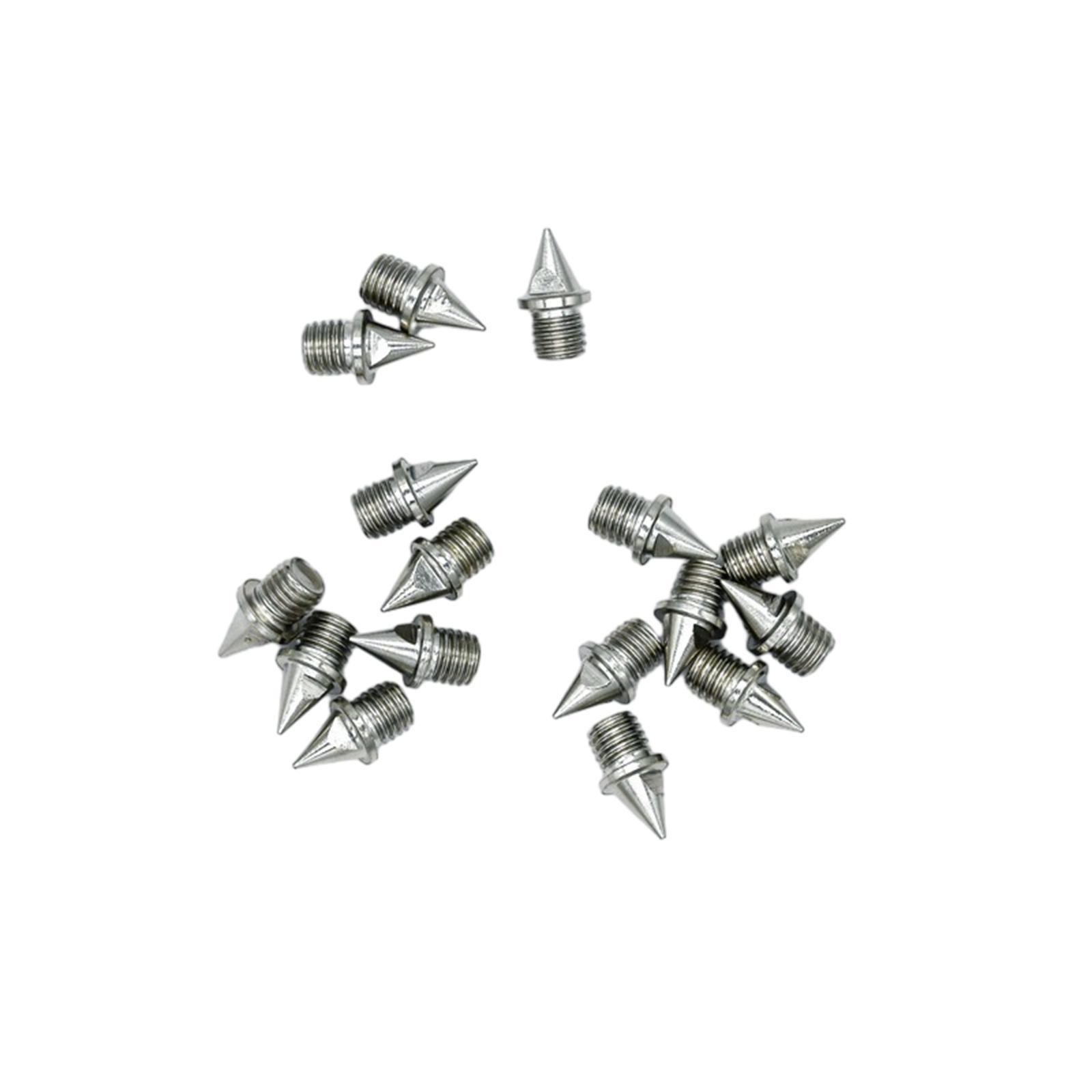 Steel Track Spikes, 12 Pcs Track Spikes for Track Shoes, Replacement Spikes for Track and Field Sprinting or Cross Country