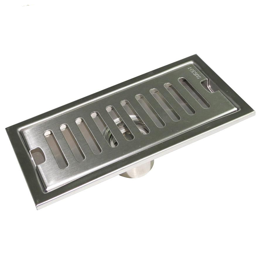 Hố ga thoát sàn Inox SUS 304 10X20cm Eurolife EL-HG1020