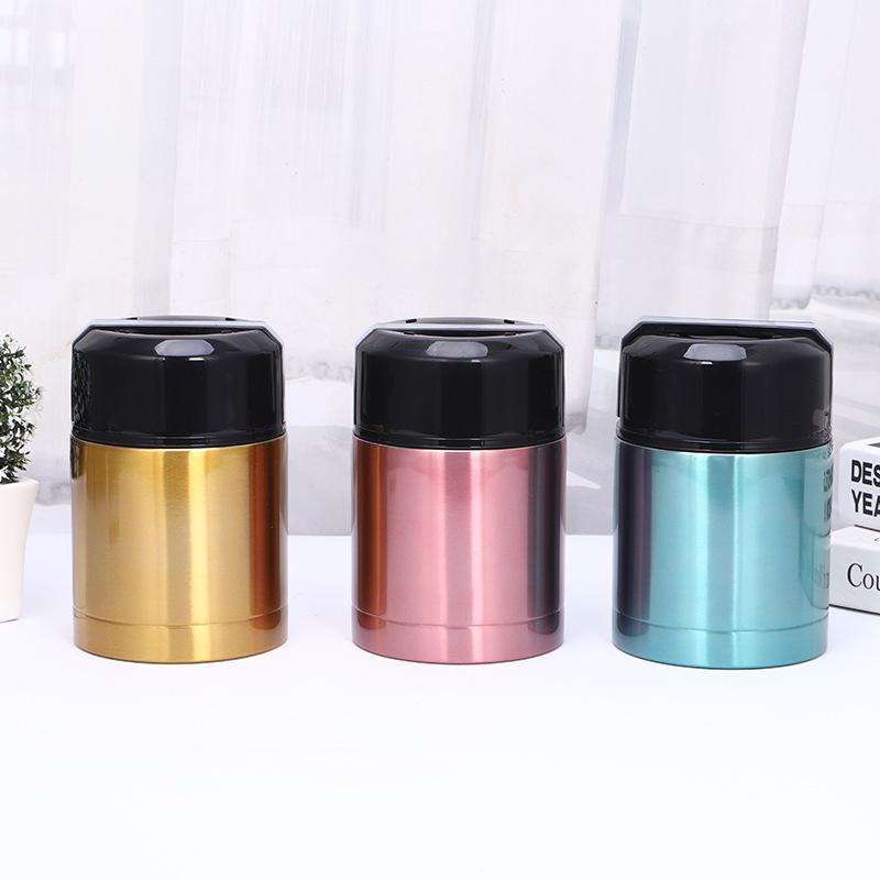 Đặc Biệt Nồi Hầm Inox 304 800Ml Nồi Hầm Mạ Đồng Ngoài Trời Cốc Hầm 1000Ml Hộp Cơm Cách Nhiệt Di Động