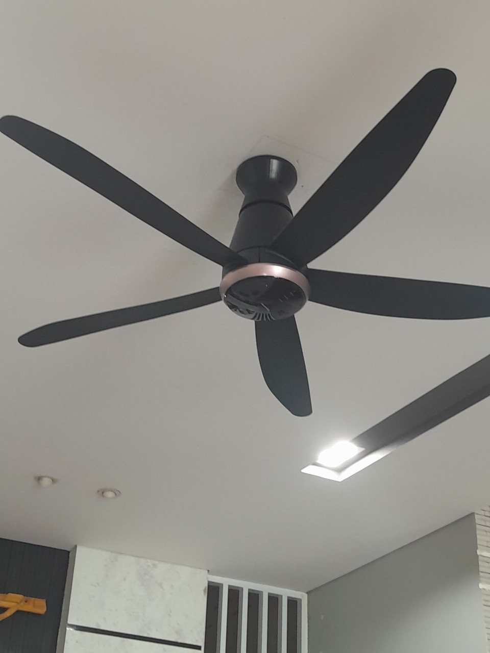 Quạt trần Panasonic 5 Cánh Màu Đen F-60FEN - Hàng chính hãng bảo hành 1 năm