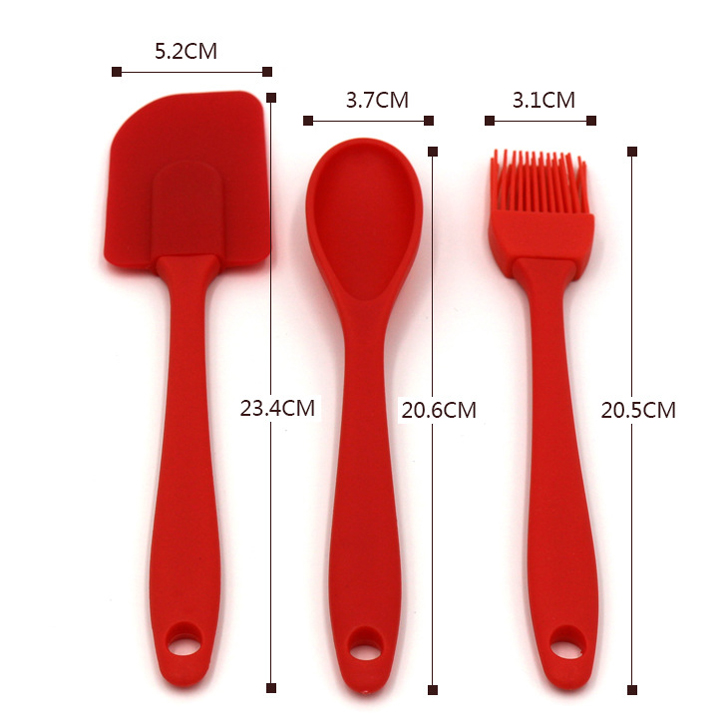 Bộ 3 món làm bánh sillicon cho nhà bếp - T0138
