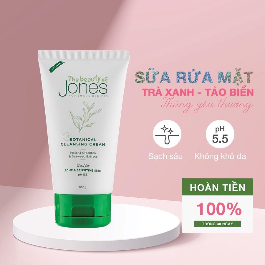 Sữa rửa mặt cho mẹ bầu da nhờn mụn The Beauty of Jones 100ml