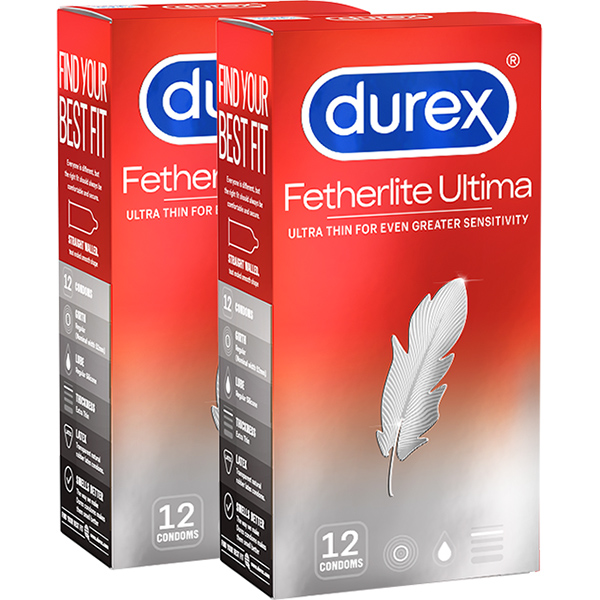 Bao cao su siêu mỏng Durex Fetherlite Ultima Hộp 12s + Hộp 12s