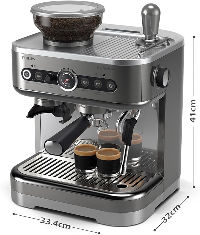 Máy pha cà phê espresso bán tự động Philips Barista Brew (PSA3218/01) Hàng chính hãng