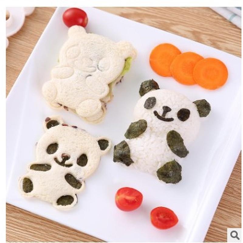 Khuôn Làm Cơm Nắm Hình Gấu Trúc Dễ Thương