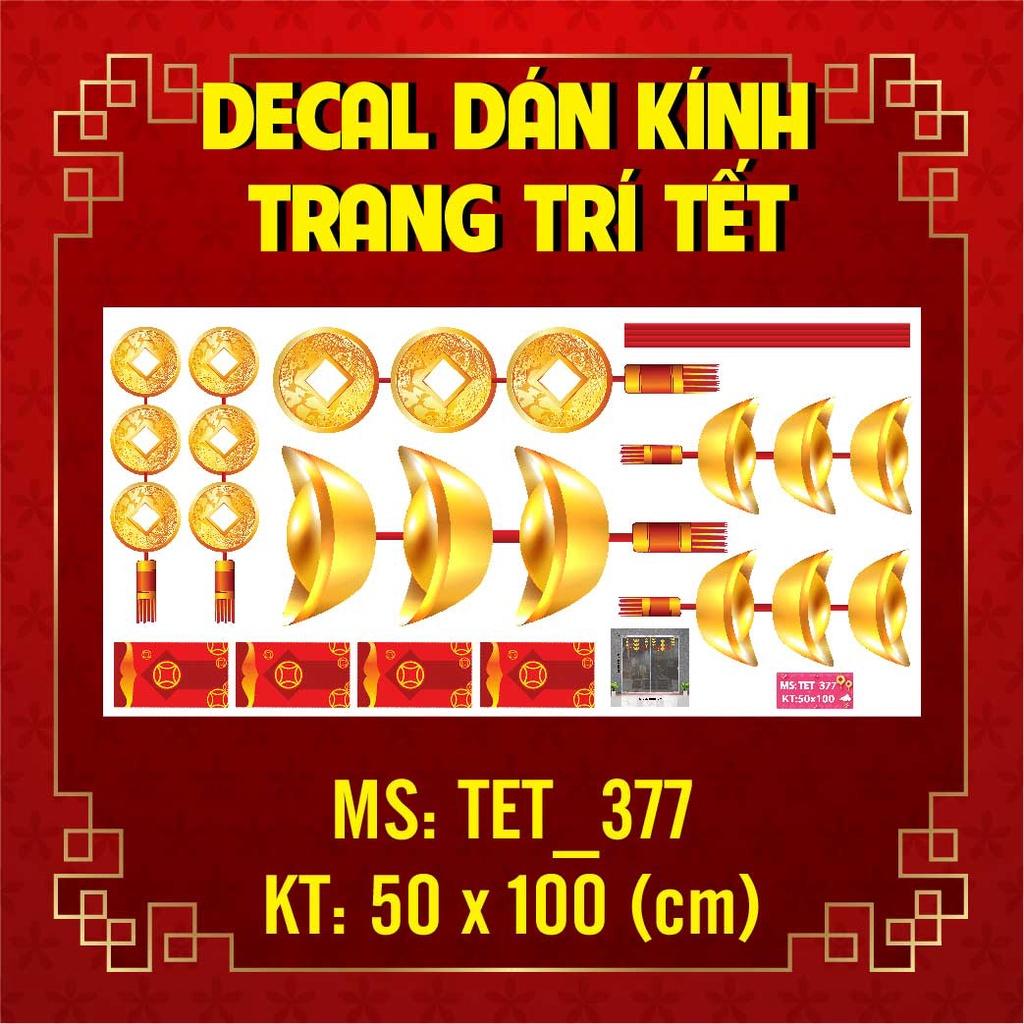 DECAL TRANG TRÍ TẾT 2023 COMBO SỐ 60