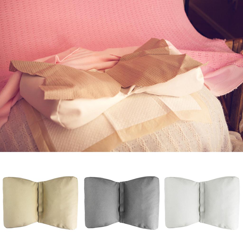 Newborn Baby Girl Boy Photography Pillow Basket Filler Posing Prop Grey