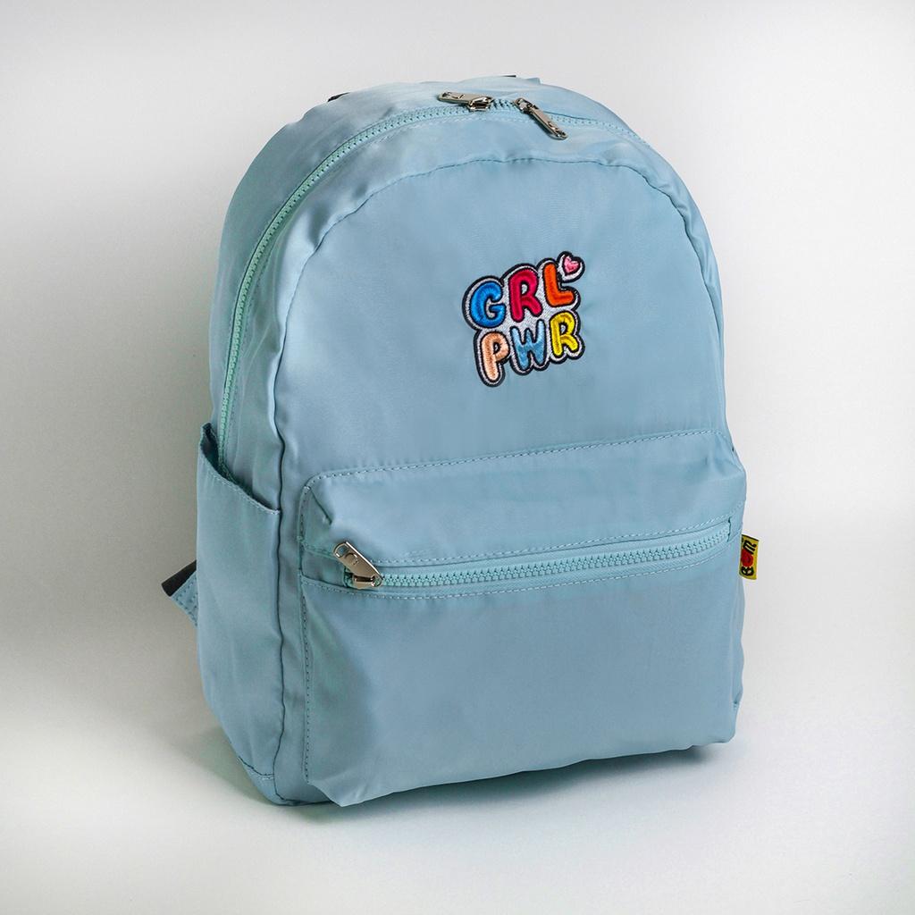 Balo học sinh thời trang, chất dù siêu nhẹ và mịn, màu pastel nhẹ nhàng - BOM