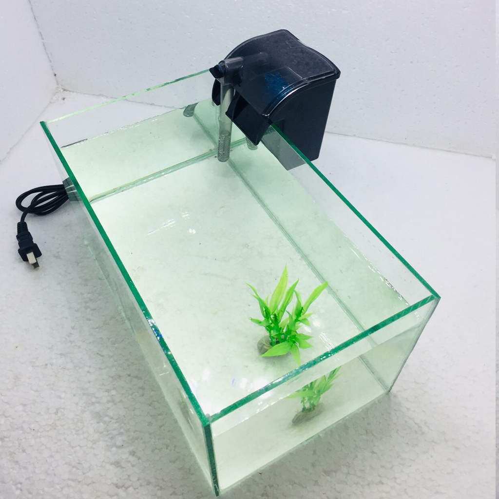 Bể cá mini để bàn 30x17x17cm + Lọc nước