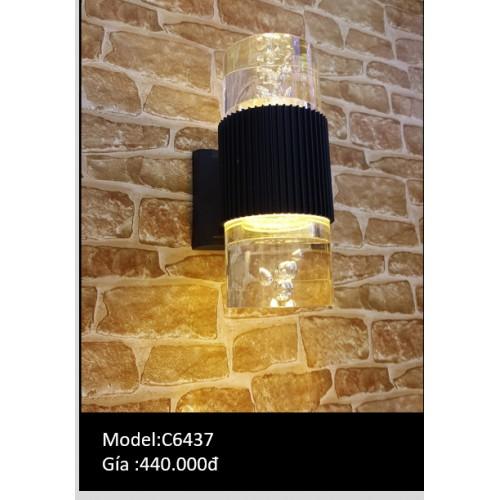 Đèn treo tường tích hợp LED pha lê 2 đầu - 6 mẫu mã, đèn cầu thang, đèn trang trí phòng khách, phòng ngủ, ban công