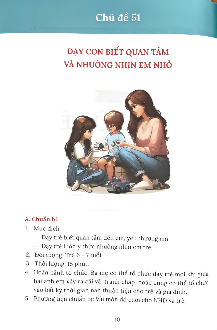 100 Kỹ Năng Sống Dạy Con Trong Gia Đình (Con Từ 3 Đến 10 Tuổi) - HA