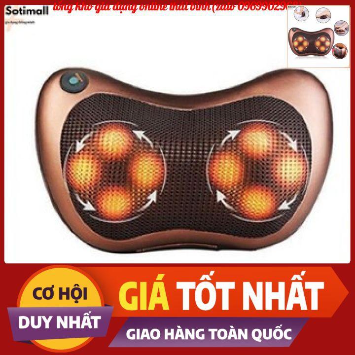 {ảnh thực} Gối Massage Hồng Ngoại 8 Bi,Gối Massage Hồng Ngoại Đa Năng