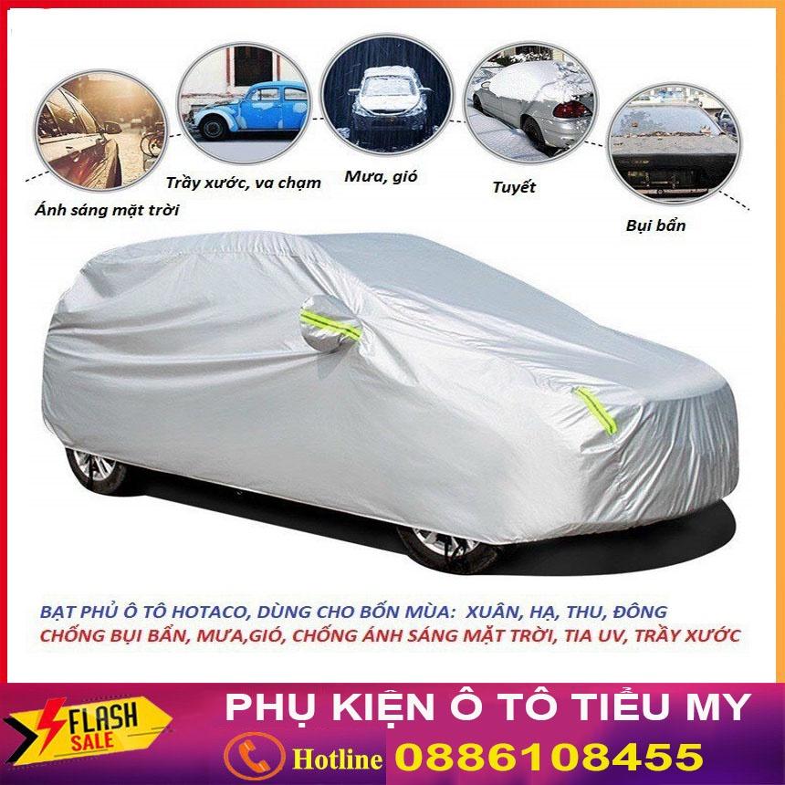 Bạt Phủ Ô Tô Vải Dù Kia Morning, Soluto, Cerato, Seltos, K3, Rondo, Optima Sorento Sedona chống nóng