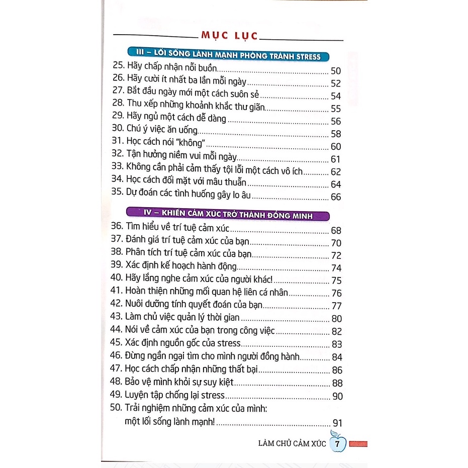 50 quy tắc vàng - Làm chủ cảm xúc