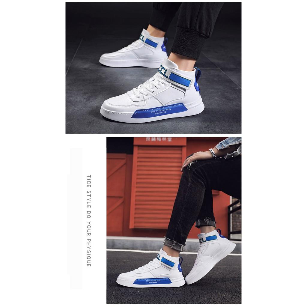 Giày sneaker nam trắng cao cấp GN507 Gấu Nâu chuyên giày nam đẹp