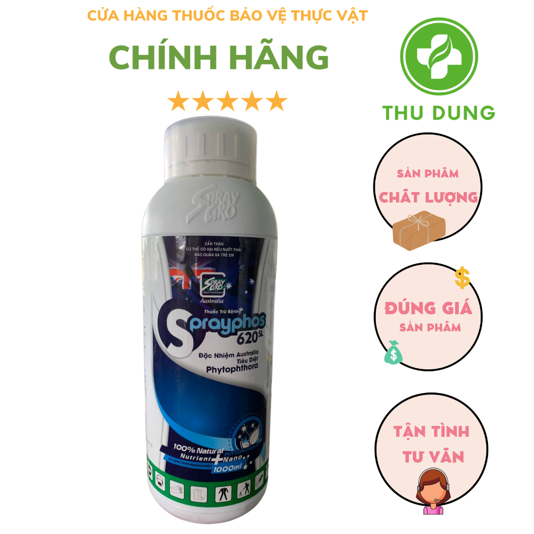 SPRAYPHOS 620SL 1L ĐẶC TRỊ NỨT THÂN XÌ MŨ TRÊN CÂY
