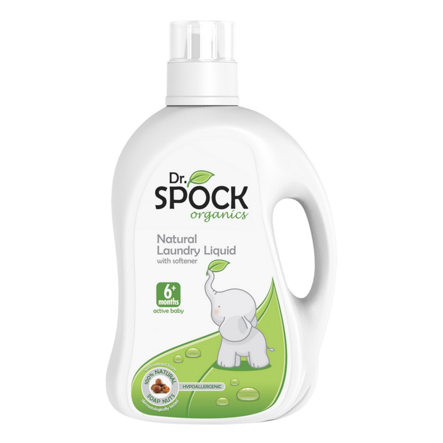 Nước Giặt Xả Hữu Cơ Dr. Spock Organics Dành Cho Bé Từ 6 Tháng (2L)